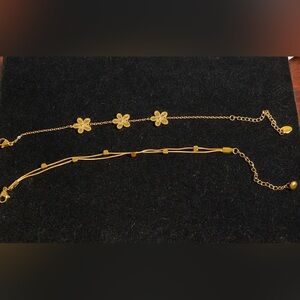 💖5 for $25😻 Gold Floral Women's Bracelet Set